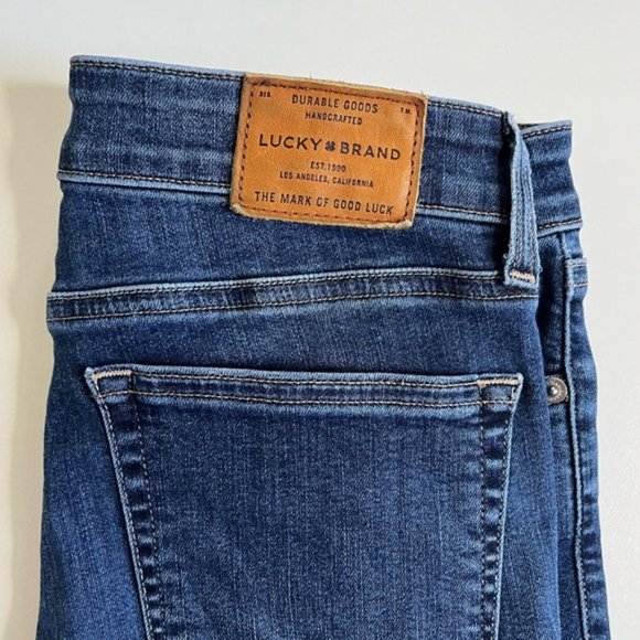 Lucky Brand Ava Super Skinny High Rise Denim Size 4/27 Stretch Medium Wash - Picture 3 of 12